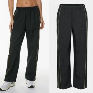 Aritzia Victory Track Pant Black Gold Size Small